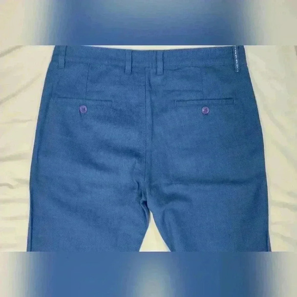 Fabindia Blue slim fit cotton‎ pants size 32 - Picture 5 of 10